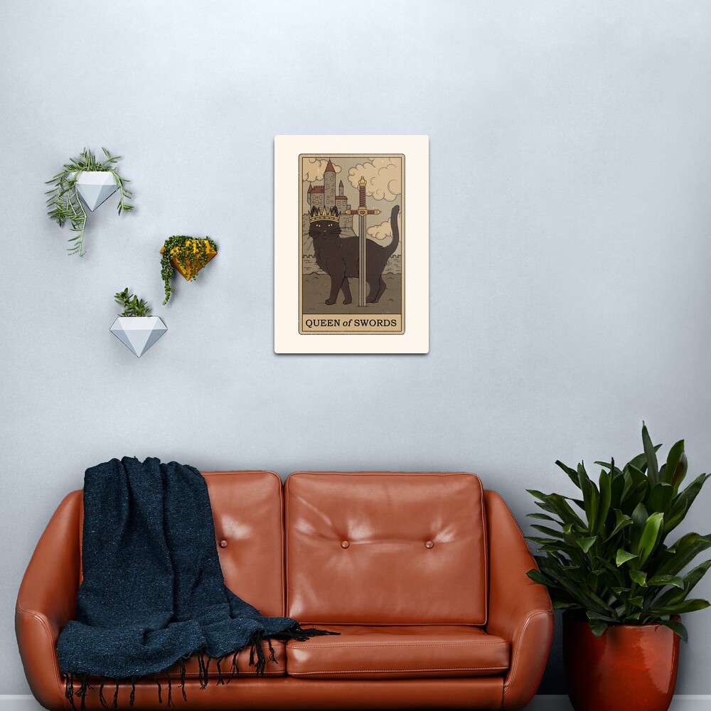 Queen of Swords Metal Print
