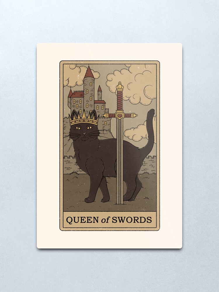 Alternate view of Queen of Swords Metal Print