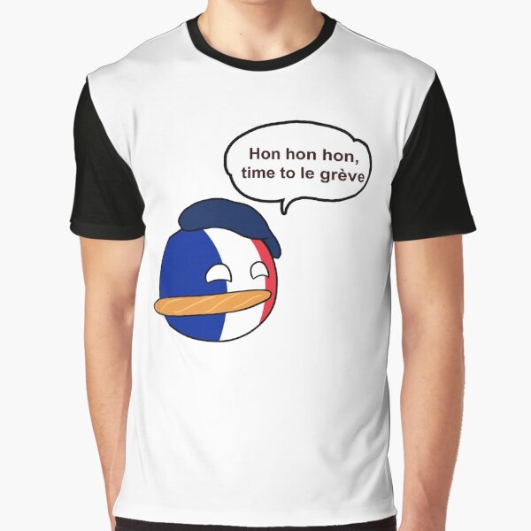 Countryballs: Francia Camiseta gráfica