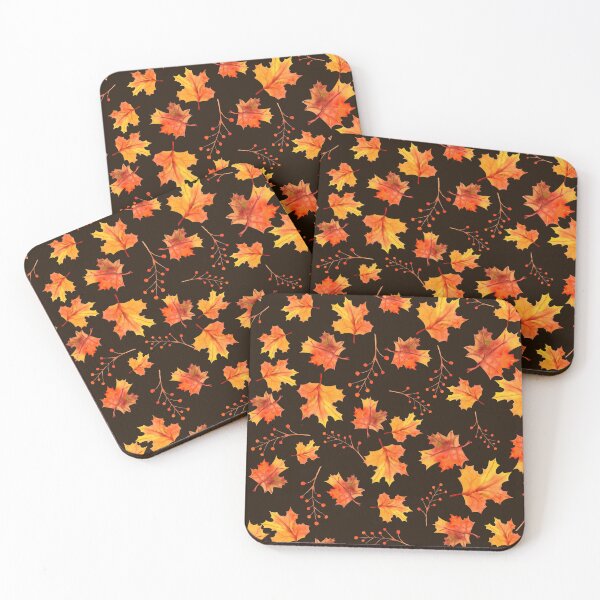 Item preview, falling autumn leaves pattern designed and sold by cutecrazytshirt.