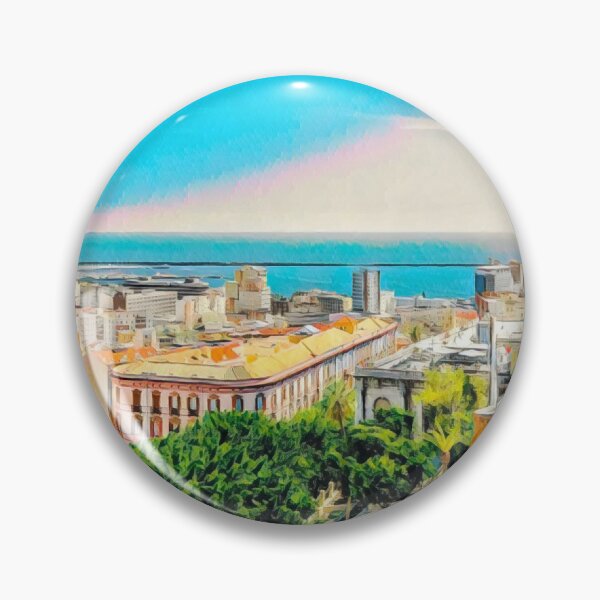 Item preview, Cagliari Vintage Travel designed and sold by Sofia-Draws.