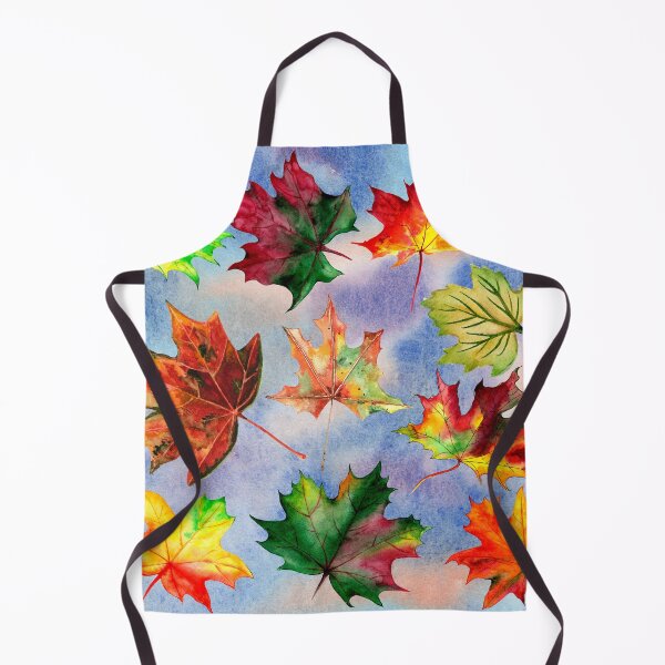 Item preview, Falling Autumn Leaves trendy bright,vibrant watercolor pattern designed and sold by cutecrazytshirt.