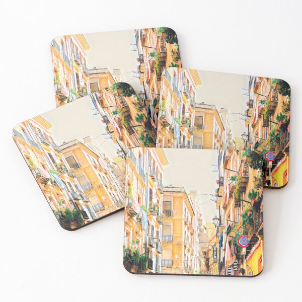 Item preview, Cagliari Streets designed and sold by Sofia-Draws.