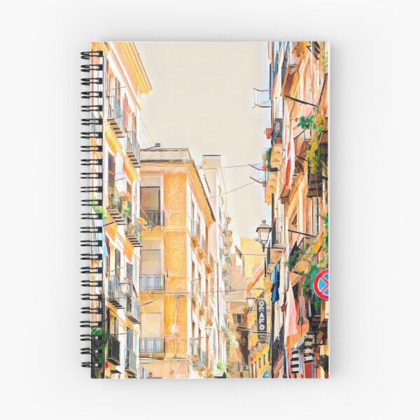 Item preview, Cagliari Streets designed and sold by Sofia-Draws.