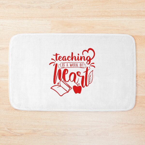 Item preview, Teaching Is A Work Of Heart Quote designed and sold by Open Canvas.