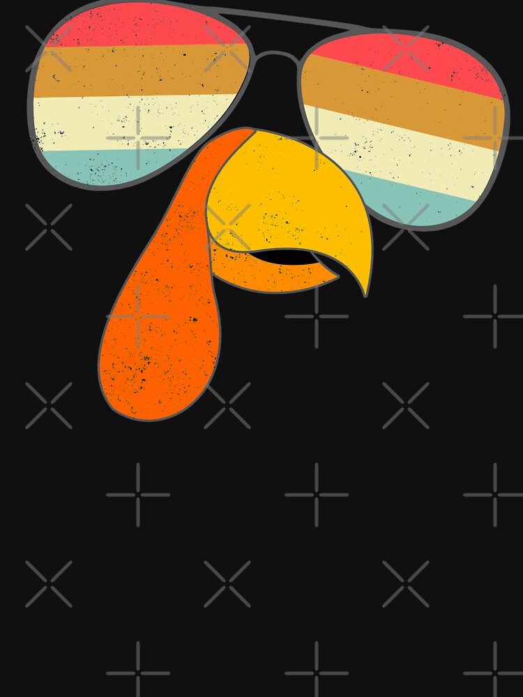 Cool Turkey Face Sunglasses Retro by CWartDesign