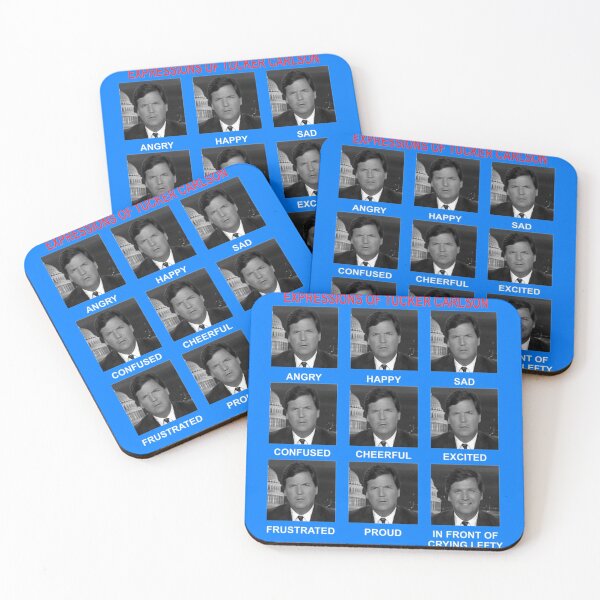 Item preview, Expressions of Tucker Carlson   designed and sold by WisokyPeyton.