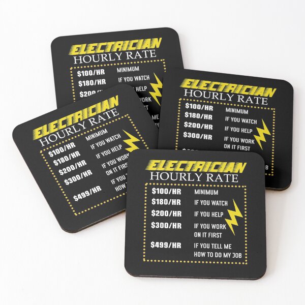 Item preview, Funny Electrician Hourly Rate gift for Electrician  shirt designed and sold by wi trendshop.