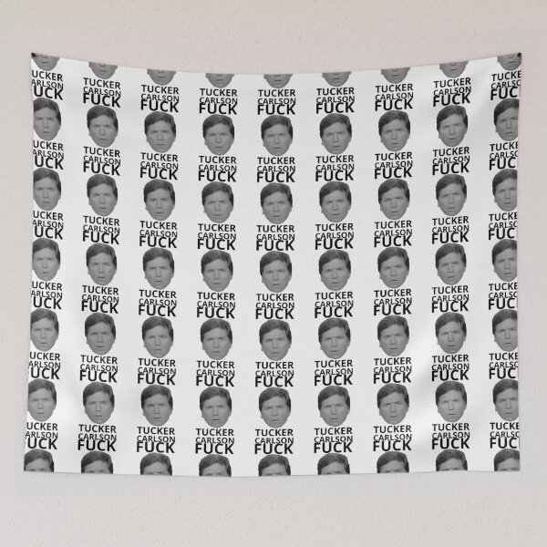 Item preview, Fuck Tucker Carlson Face   designed and sold by WisokyPeyton.