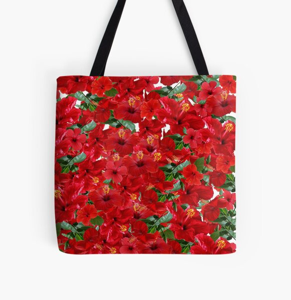 Aperçu de l'œuvre Fleur Hibiscus rouge créée et vendue par Madadesign.
