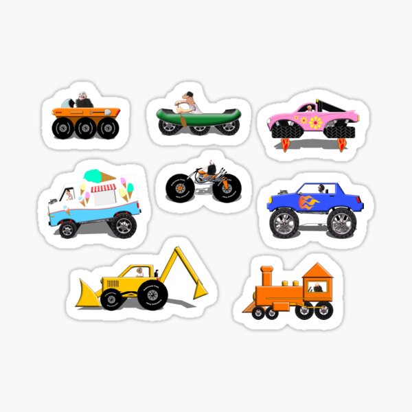 More Vehicles with Timmy Uppet and Friends Sticker