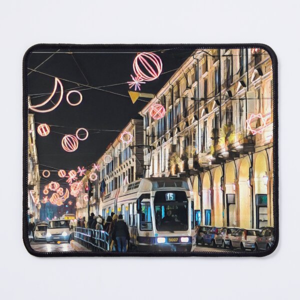 Aperçu de l'œuvre Turin la nuit créée et vendue par Sofia-Draws.