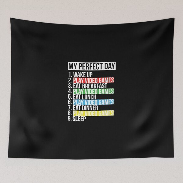 Item preview, My Perfect Day Video Games designed and sold by chaintub.