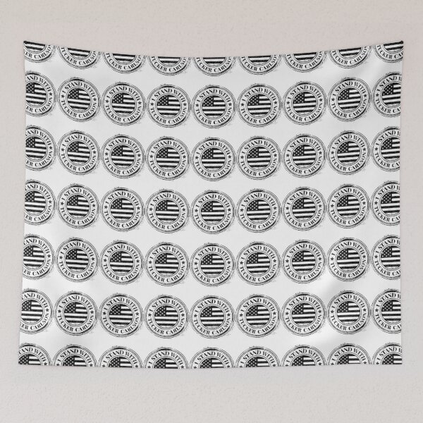 Item preview, I stand with tucker carlson designed and sold by WisokyPeyton.