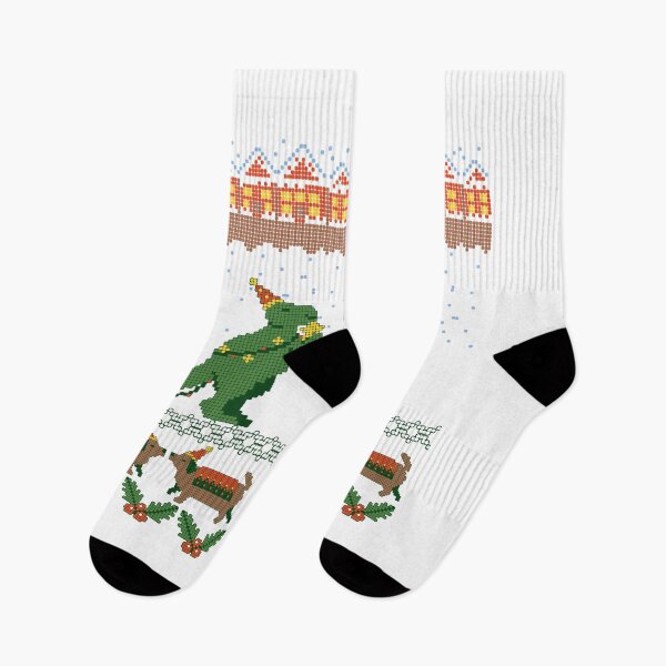 Item preview, T-ree Rex ugly holiday sweater designed and sold by WitchInTheWack.