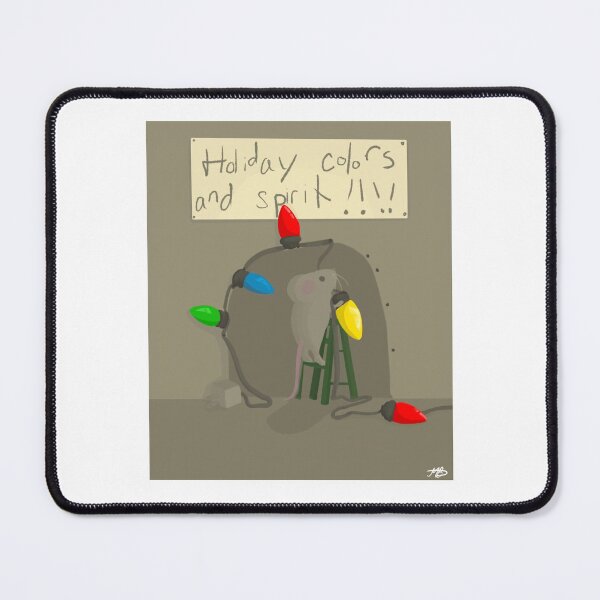 Item preview, Holiday Colors & Spirit Mouse designed and sold by LindenNAHS.