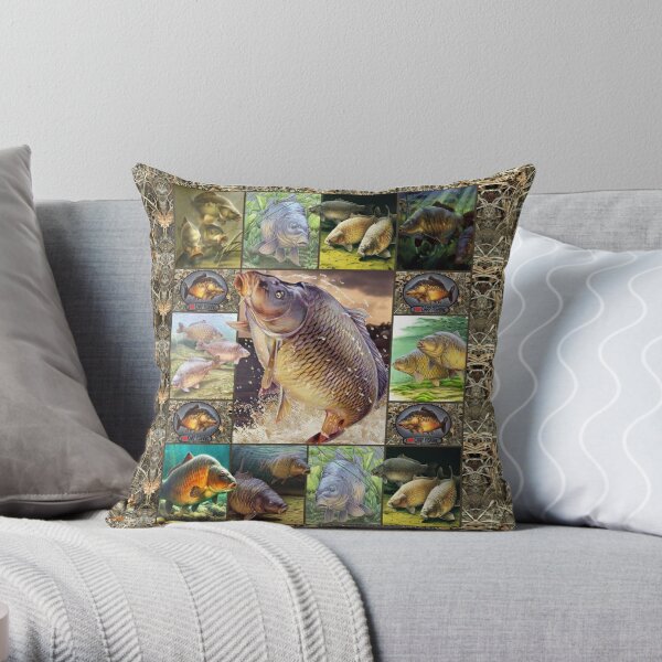 Valentines Fish Pillow Case , Funny Goldfish couple Cushion Cover, UK