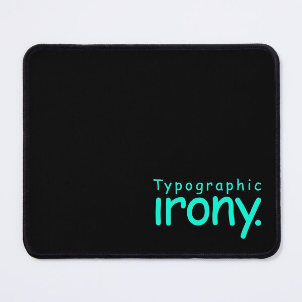 Item preview, Typographic irony v.4 designed and sold by x1brett.