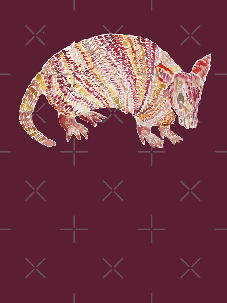 Watercolor Armadillo by ArtChildGalore
