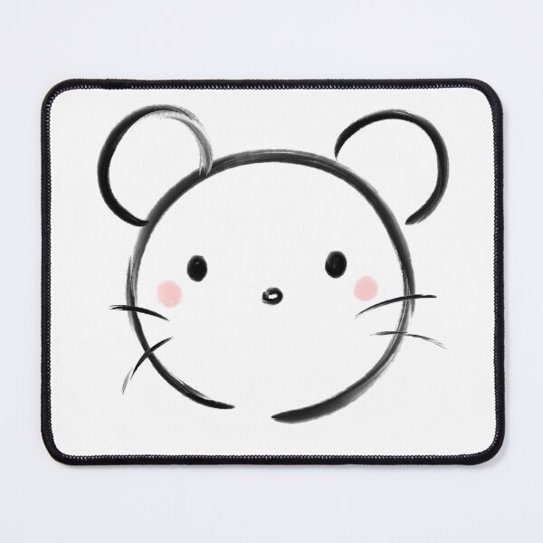 Item preview, Mouse - Chinese zodiac calligraphy Chinese painting style designed and sold by Burgerisad.