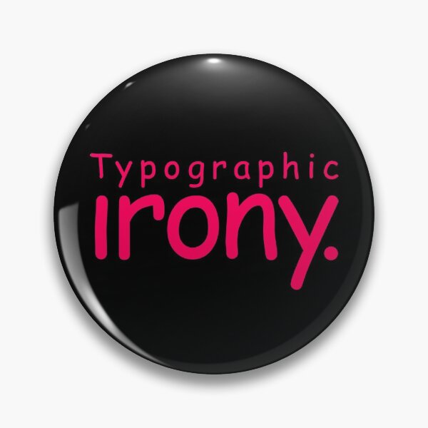 Item preview, Typographic irony v.5 designed and sold by x1brett.