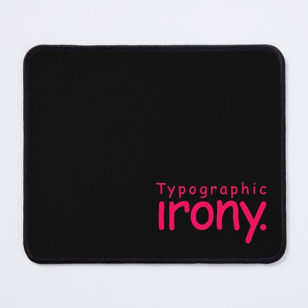 Item preview, Typographic irony v.5 designed and sold by x1brett.