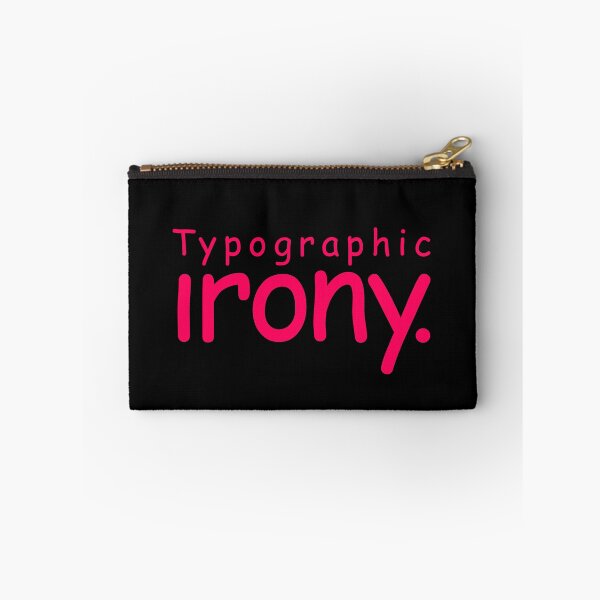 Item preview, Typographic irony v.5 designed and sold by x1brett.