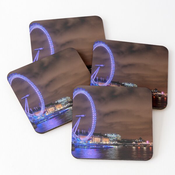 Item preview, London Eye at night in HDR designed and sold by EdWalkerPhoto.