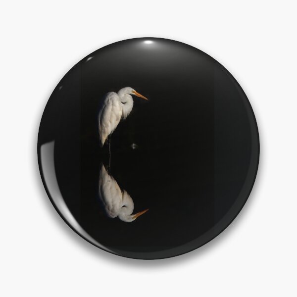 Item preview, Great Egret reflection designed and sold by James Cumming.