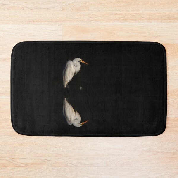 Item preview, Great Egret reflection designed and sold by James Cumming.