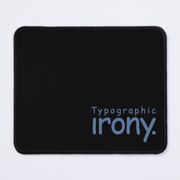 Item preview, Typographic irony v.6 designed and sold by x1brett.