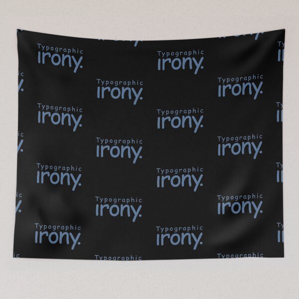 Item preview, Typographic irony v.6 designed and sold by x1brett.