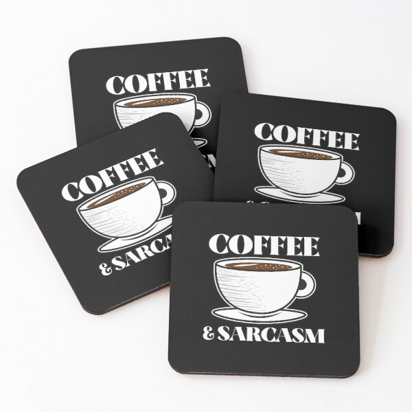Item preview, I Run On Coffee And Sarcasm designed and sold by Músico Ilustre.