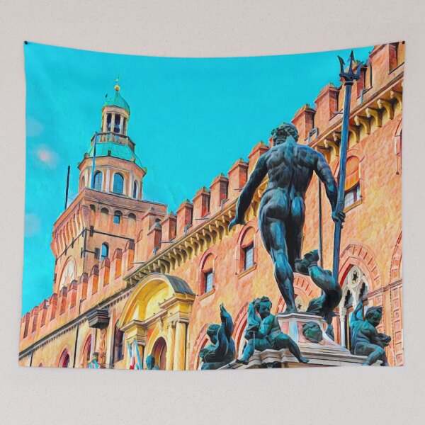 Item preview, Bologna Vintage Travel designed and sold by Sofia-Draws.