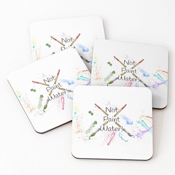Item preview, Artist Mug “Not Paint Water!” designed and sold by Lisa Omalley.