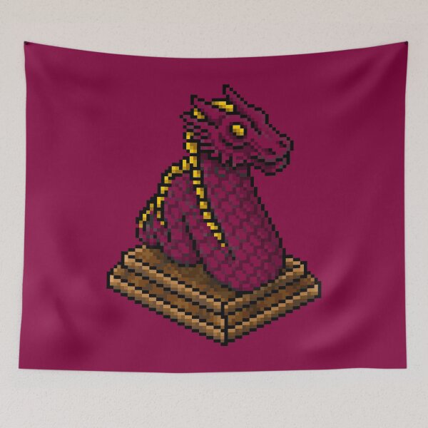Item preview, Habbo Maroon Dragon Lamp designed and sold by Eisenjays.