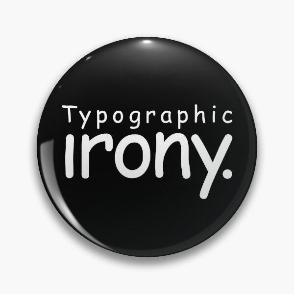 Item preview, Typographic irony v.8 designed and sold by x1brett.
