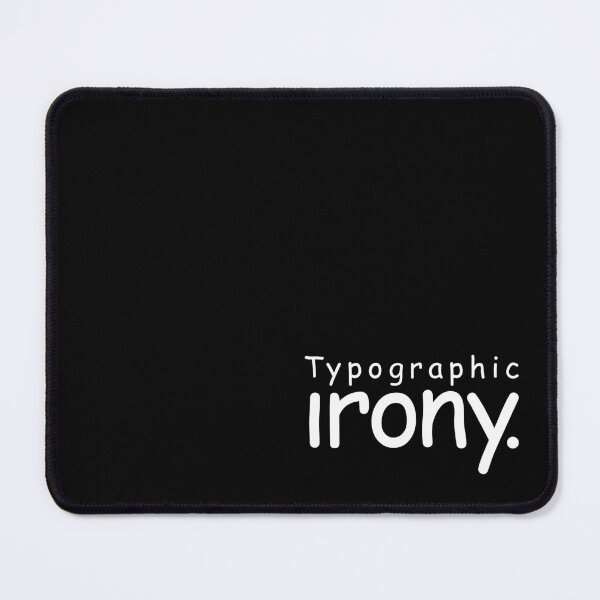 Item preview, Typographic irony v.8 designed and sold by x1brett.