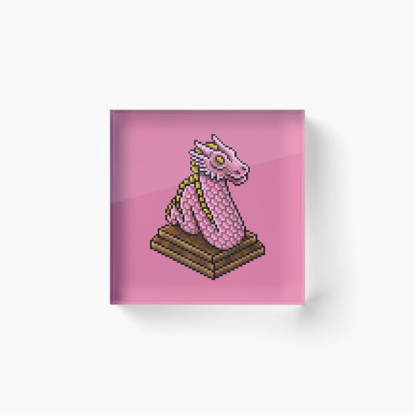 Item preview, Habbo Pink Dragon Lamp designed and sold by Eisenjays.