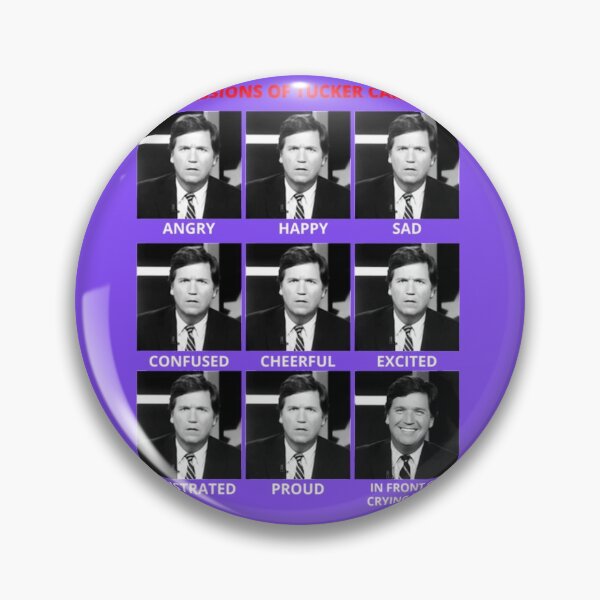 Item preview, The Expressions of Tucker Carlson   designed and sold by WisokyPeyton.