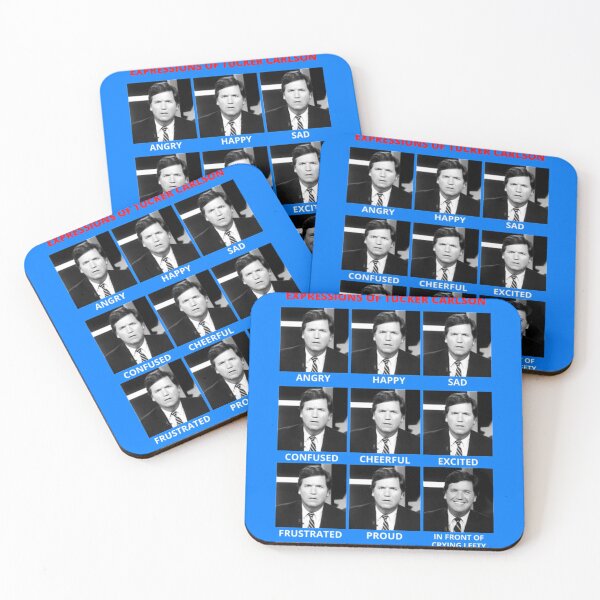 Item preview, The Expressions of Tucker Carlson   designed and sold by WisokyPeyton.