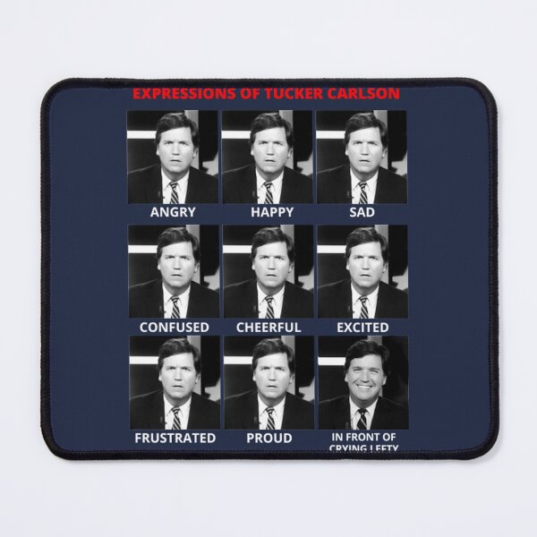 Item preview, The Expressions of Tucker Carlson   designed and sold by WisokyPeyton.