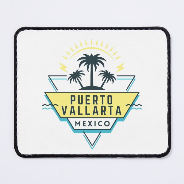 Item preview, Puerto Vallarta, PV, Vallarta, Mexico, Souvenir, Palm Trees Design, Retro, 80's, Graphic Design designed and sold by RisingFrequency.