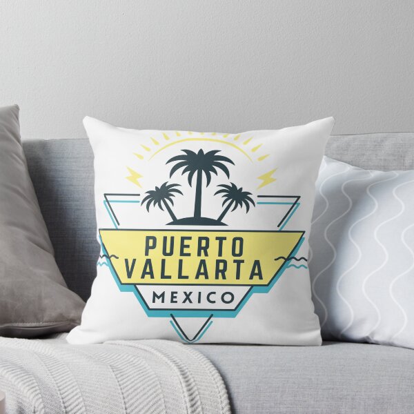 Item preview, Puerto Vallarta, PV, Vallarta, Mexico, Souvenir, Palm Trees Design, Retro, 80's, Graphic Design designed and sold by RisingFrequency.