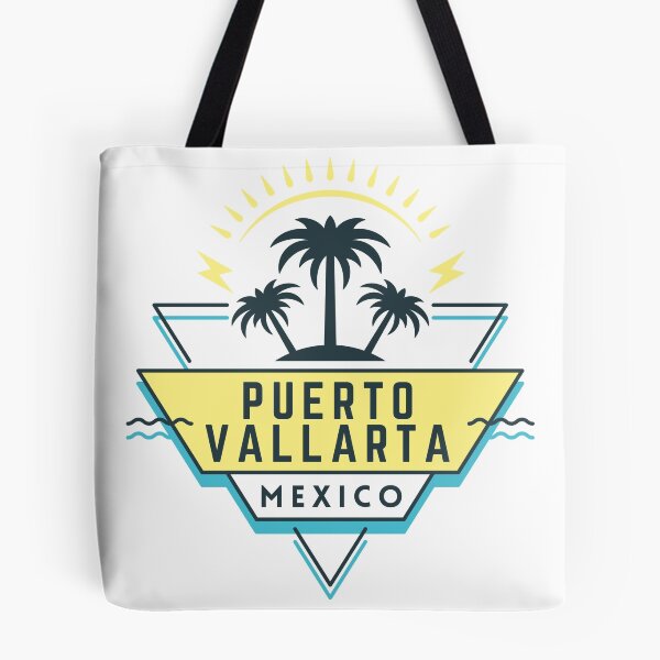 Item preview, Puerto Vallarta, PV, Vallarta, Mexico, Souvenir, Palm Trees Design, Retro, 80's, Graphic Design designed and sold by RisingFrequency.