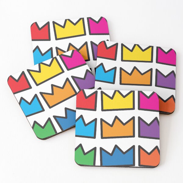 Item preview, Crowns Multicolor Grid designed and sold by ArtofDissent.