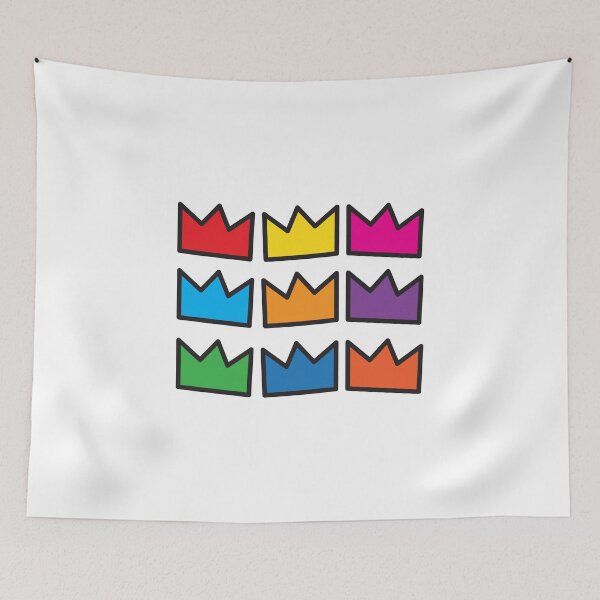 Item preview, Crowns Multicolor Grid designed and sold by ArtofDissent.