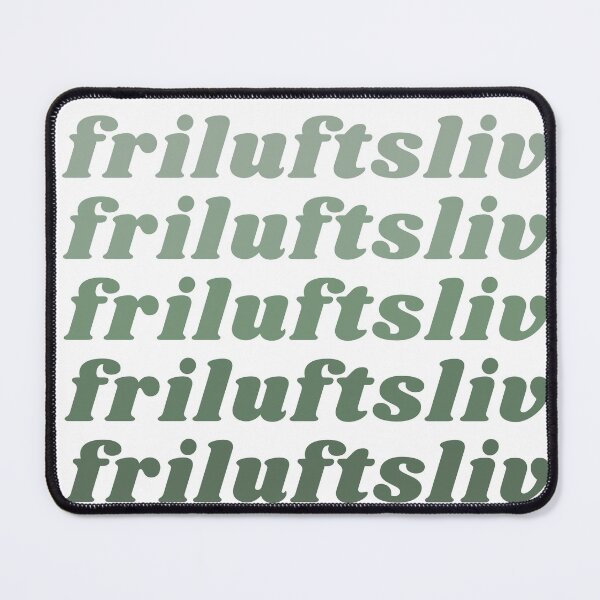 Item preview, Friluftsliv Nordic Philosophy for Get Outside in Ombre Green Typography designed and sold by JuneJournal.