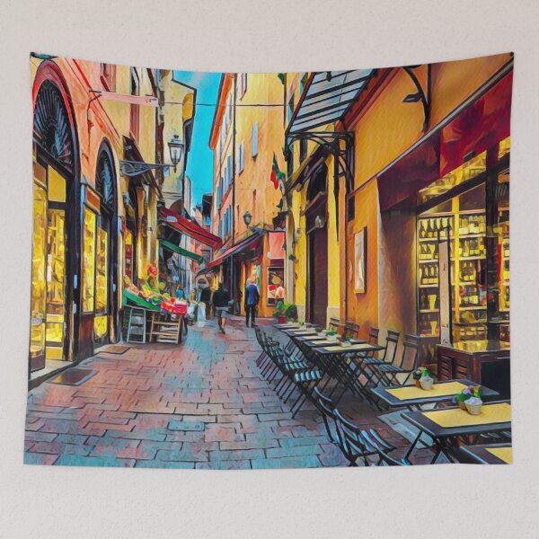 Item preview, Streets of Bologna designed and sold by Sofia-Draws.