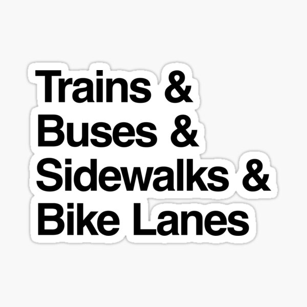 Item preview, Trains & Buses & Sidewalks & Bike Lanes designed and sold by jgcreates.